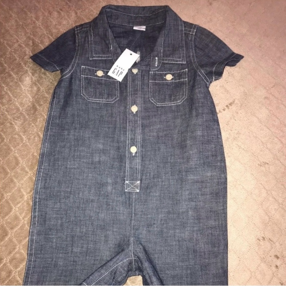 Baby Gap Denim Romper